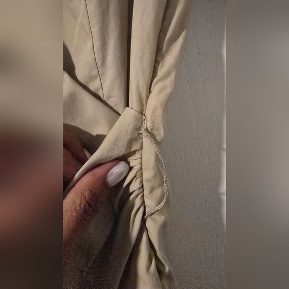 MaxMara Cream Wrap Dress Size 8 - Picture 6 of 12